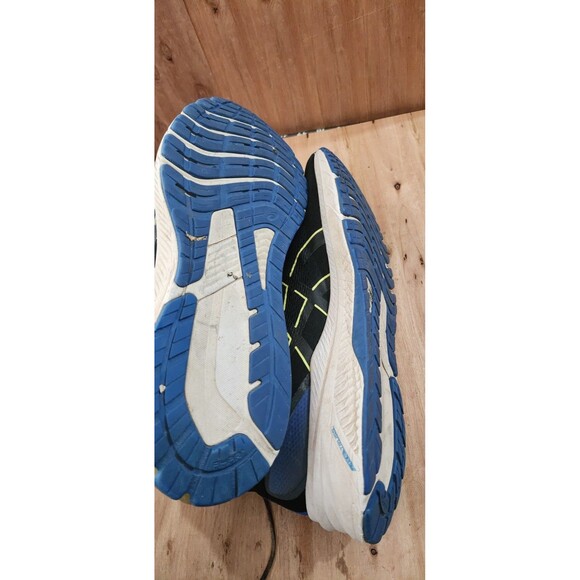 ASICS GT-1000 12 Men Size 12 Glow Black Blue Yellow Running Shoes 1011B631-002
